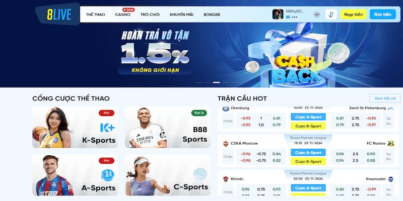 Tổng Quan Nhà Cái Giải Trí Trực Tuyến 8live